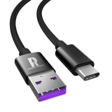 Rocket Games USB-C Verbindungs Kabel 2m Schwarz für PS5 Controller