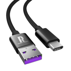 Cavo di collegamento USB-C Rocket Games da 2 m nero per controller PS5