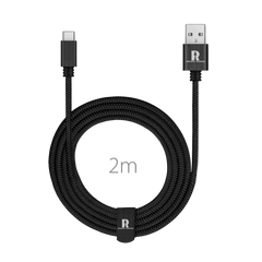 Cavo di collegamento USB-C Rocket Games da 2 m nero per controller PS5
